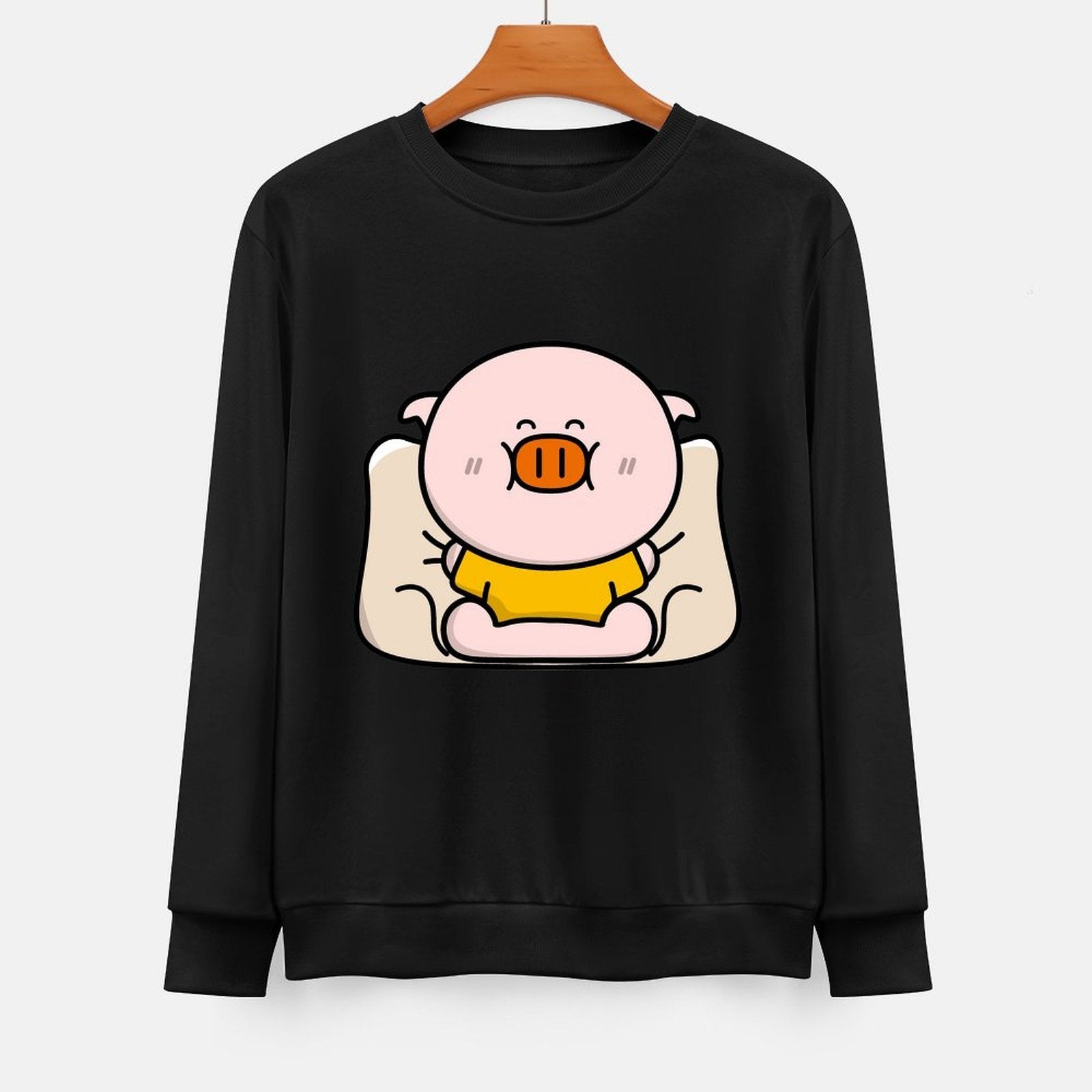 Front Patterned Long Sleeve TopCityStyle Midweight